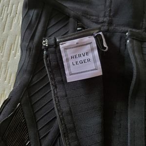 Herve Leger black skirt